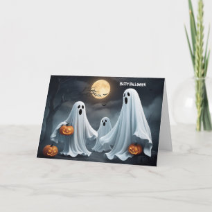 Gelukkig Halloween spook Feestdagen Kaart