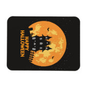 Gelukkig halloween spookhuis magneet (Horizontaal)