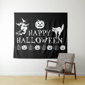 Gelukkig Halloween spooky decor Wandkleed (In Situ (horizontaal))