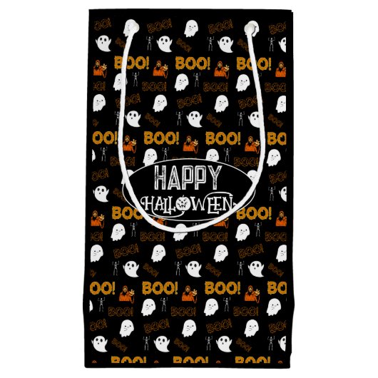 GELUKKIG HALLOWEEN SPOOKY ENG SPOOKT KLEIN CADEAUZAKJE (Voorkant)