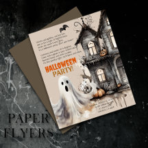 Gelukkig Halloween Spooky Ghost Party Gedicht Uitn