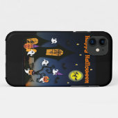 Gelukkig Halloween Spukhuis Case-Mate iPhone Case (Achterkant (horizontaal))