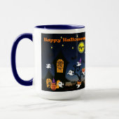 Gelukkig Halloween Spukhuis Mok (Links)