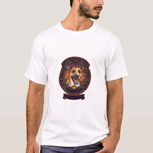 gelukkig halloween t-shirt (Voorkant)