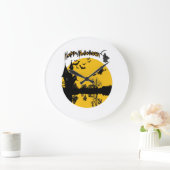 gelukkig halloween t-shirt grote klok (Huis)