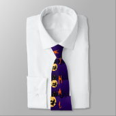 Gelukkig Halloween T-shirt met stropdas (Gebonden)