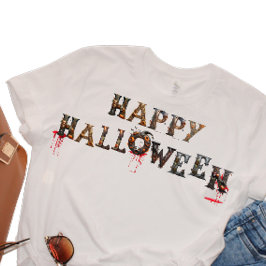 Gelukkig Halloween T-shirt van Posh Little Finds