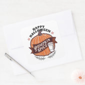 Gelukkig Halloween T-shirt Vierkante Sticker (Envelop)