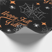 Gelukkig Halloween Thanksgiving Herfst Autumn Gesc Cadeaupapier (Hoek)
