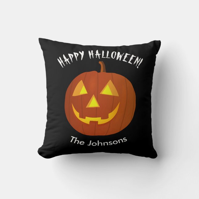 Gelukkig Halloween Thuis Decoratie Worp Kussen (Voorkant)