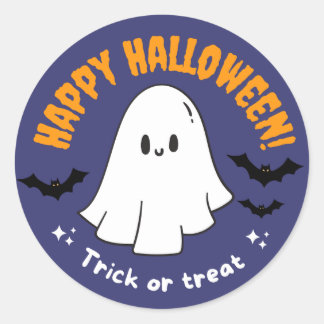 Gelukkig Halloween Trick or Treat Verpakkingslabel Ronde Sticker