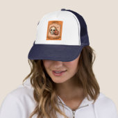 Gelukkig Halloween Trucker Hoed Pet (In situ)