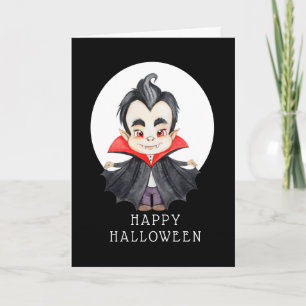 Gelukkig Halloween - Vampierkaart Kaart