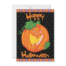 Gelukkig Halloween Verjaardagsfeest Lachende Pompo