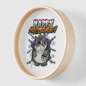 Gelukkig Halloween Vermomd Hippopotamus (Hoek)