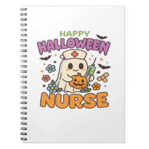 Gelukkig Halloween Verpleegster Shirt � Lief spook Notitieboek