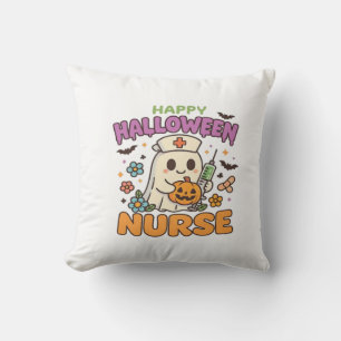 Gelukkig Halloween Verpleegster Shirt Schattig Gr Kussen