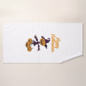 Gelukkig Halloween Vogelverschrikker Badhanddoek (Badhanddoek)