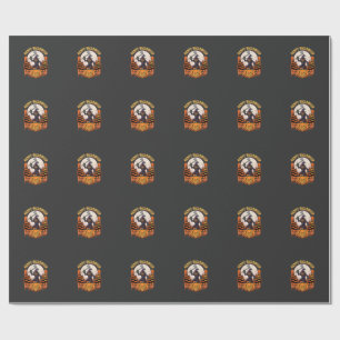 Gelukkig Halloween Vogelverschrikker Jack O Lanter Cadeaupapier