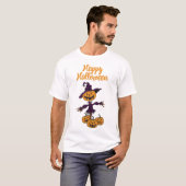 Gelukkig Halloween vogelverschrikker T-shirt (Voorkant volledig)