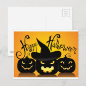 Gelukkig Halloween Witchy Poo Briefkaart (Voorkant / Achterkant)