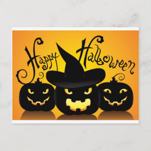 Gelukkig Halloween Witchy Poo Briefkaart