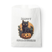 Gelukkig Halloween Zwarte Kat