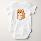 Gelukkig Hamster Baby Body Romper (Achterkant)