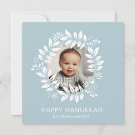 gelukkig hanukka bloemstuk feestdagenkaart