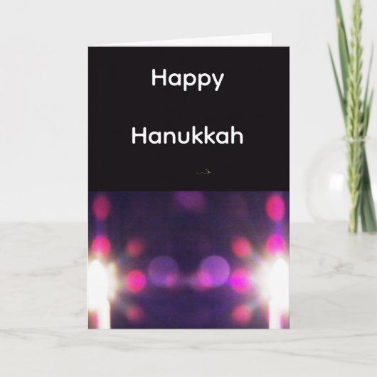 Gelukkig Hanukka Feestdagen Kaart (Voorkant)