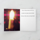 Gelukkig Hanukka Feestdagen Kaart (Binnen)