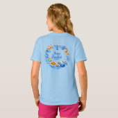 Gelukkig Hanukka Krans T-shirt (Achterkant volledig)