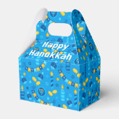 Gelukkig Hanukkah Favor Doos Bedankdoosjes (Achterkant)