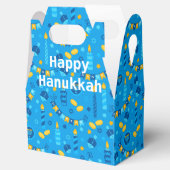Gelukkig Hanukkah Favor Doos Bedankdoosjes (Geopend)