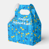 Gelukkig Hanukkah Favor Doos Bedankdoosjes (Voorkant Zijde)