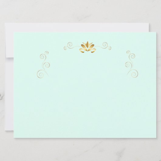 Gelukkig Hanukkah-festival Gouden Menora Lichten (Achterkant)