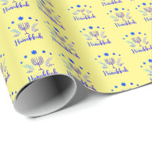 Gelukkig Hanukkah Inpakpapier
