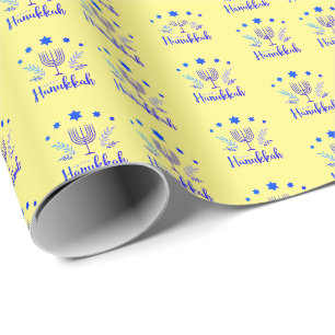 Gelukkig Hanukkah Inpakpapier