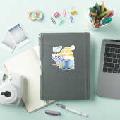 Gelukkig hanukkah kabouter sticker (iPad Cover)