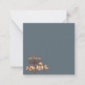 Gelukkig Hanukkah Notitiekaartje (Achterkant)