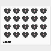 Gelukkig Hanukkah Saushond Hond Hart Sticker (Vel)