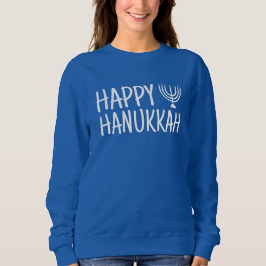 Gelukkig Hanukkah T-shirt (Voorkant)