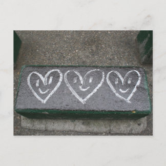 Gelukkig hart briefkaart