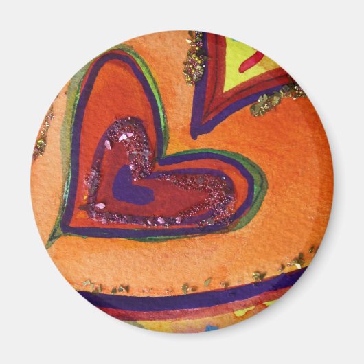 Gelukkig Hart Magneet (Voorkant)