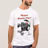 Gelukkig Haulin's dagen! (Kerstmis T) T-shirt (Voorkant)