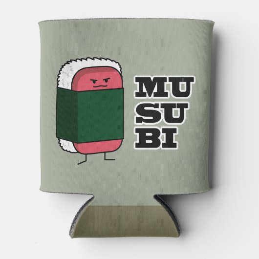 Gelukkig Hawaiiaans Musubi Sushi Nori zeewier Blikjeskoeler (Voorkant)