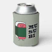 Gelukkig Hawaiiaans Musubi Sushi Nori zeewier Blikjeskoeler (Blikje Achterkant)