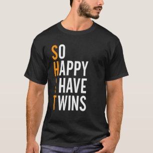 Gelukkig heb ik een tweeling-Baby zwangerschapsaan T-shirt