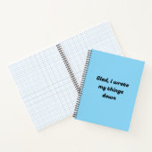 Gelukkig heb ik mijn spullen opgeschreven notitieboek (Binnen)