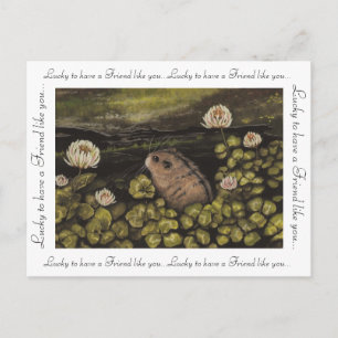 Gelukkig heb je als mijn vriend van BiHrLe Briefkaart